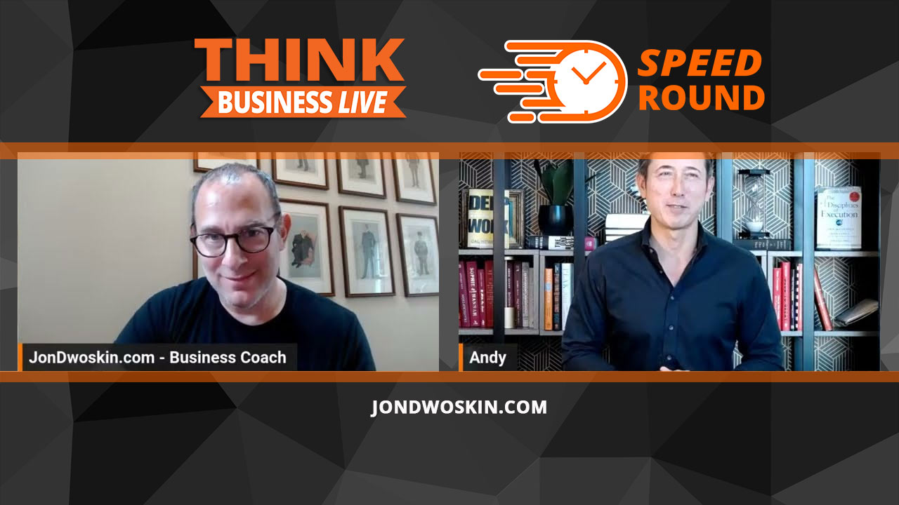 Jon Dwoskin's Speed Round with Andy Tryba