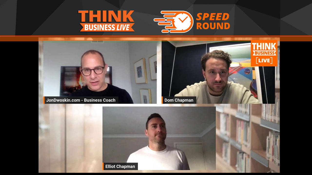 Jon Dwoskin's Speed Round with Elliot and Dom Chapman