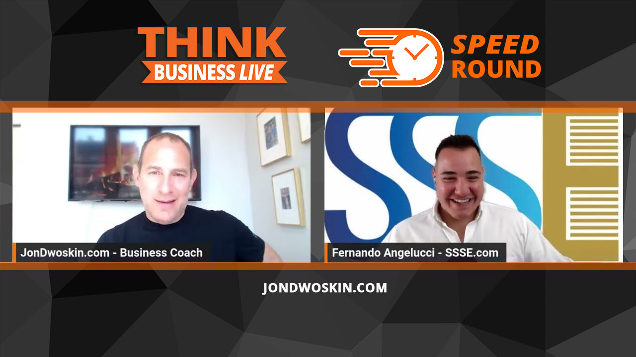 Jon Dwoskin's Speed Round with Fernando Angelucci
