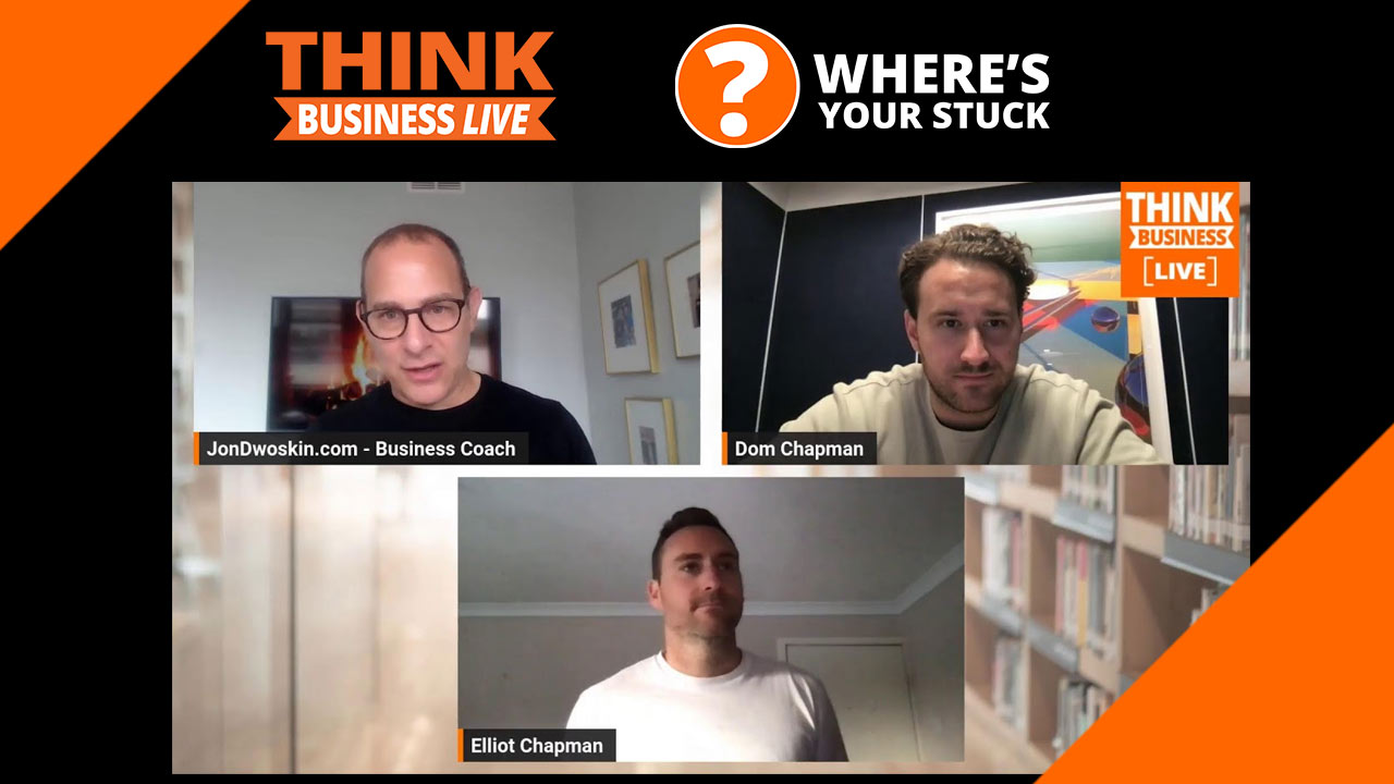 Jon Dwoskin's Where's Your Stuck with Elliot and Dom Chapman