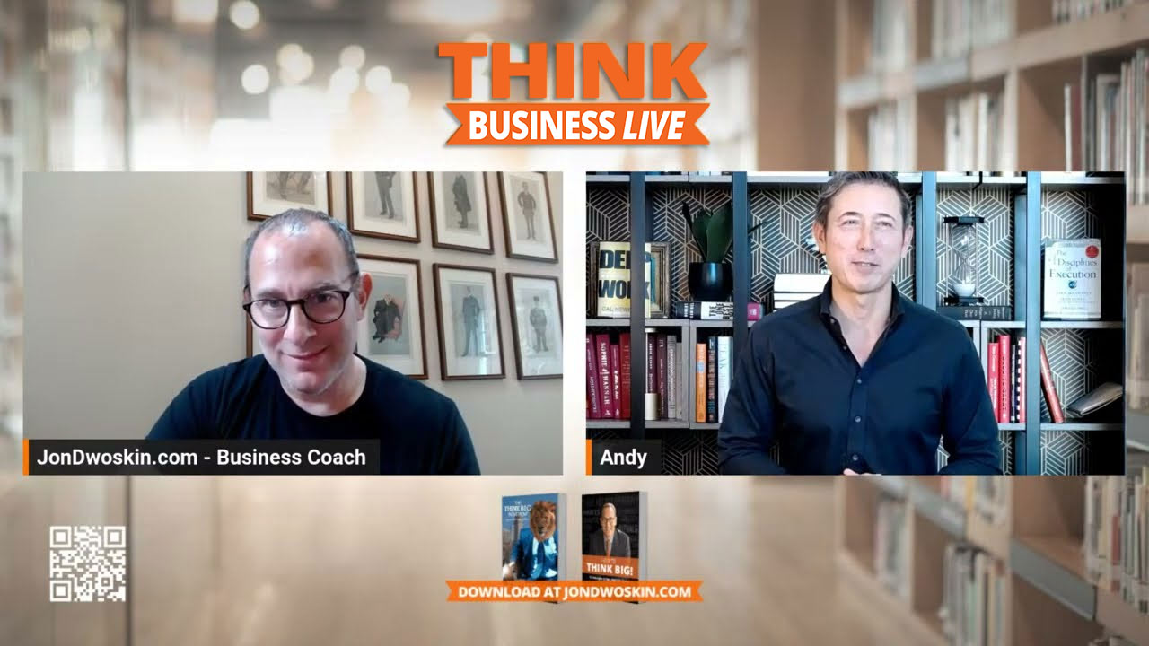 THINK Business LIVE: Jon Dwoskin Talks with Andy Tryba