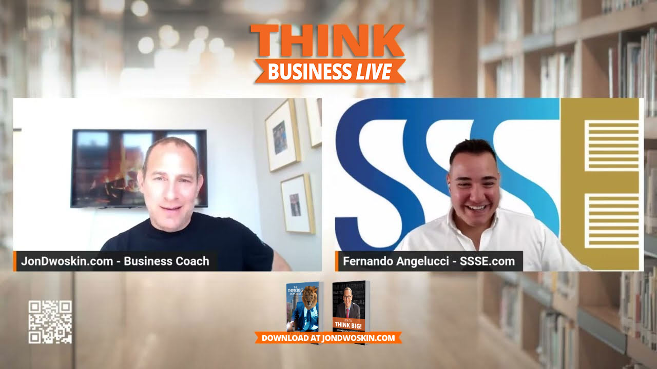 THINK Business LIVE: Jon Dwoskin Talks with Fernando Angelucci