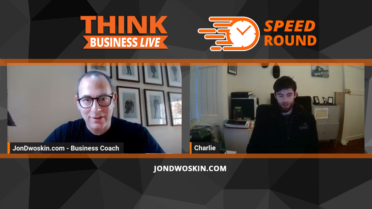 Jon Dwoskin's Speed Round with Charlie Fitzgibbon