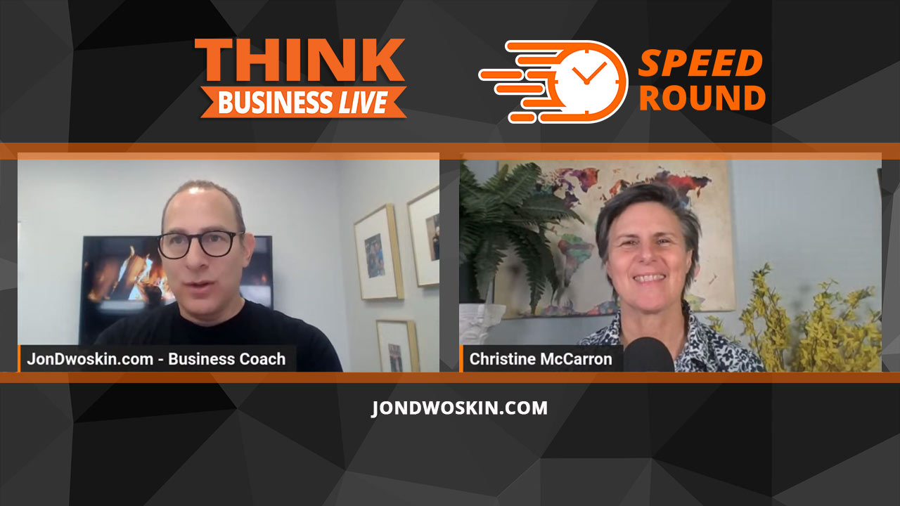 Jon Dwoskin's Speed Round with Christine McCarron
