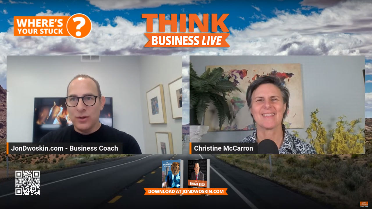 THINK Business LIVE: Jon Dwoskin Talks with Christine McCarron