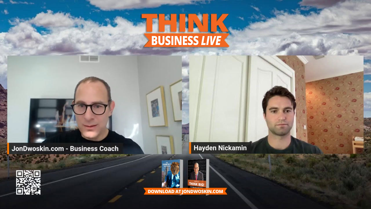 THINK Business LIVE: Jon Dwoskin Talks with Hayden Nickamin
