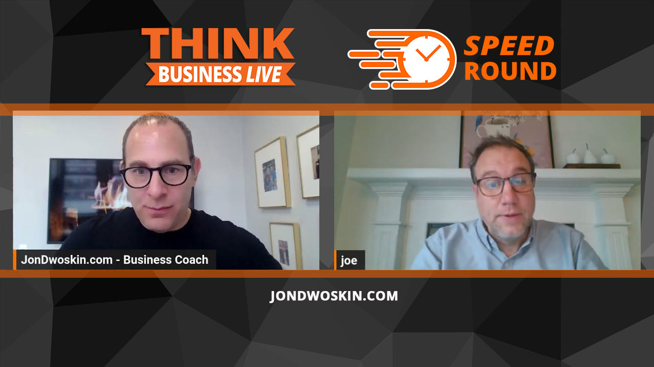 Jon Dwoskin's Speed Round with Joe Garvaglia