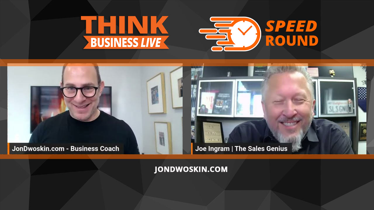 Jon Dwoskin's Speed Round with Joe Ingram