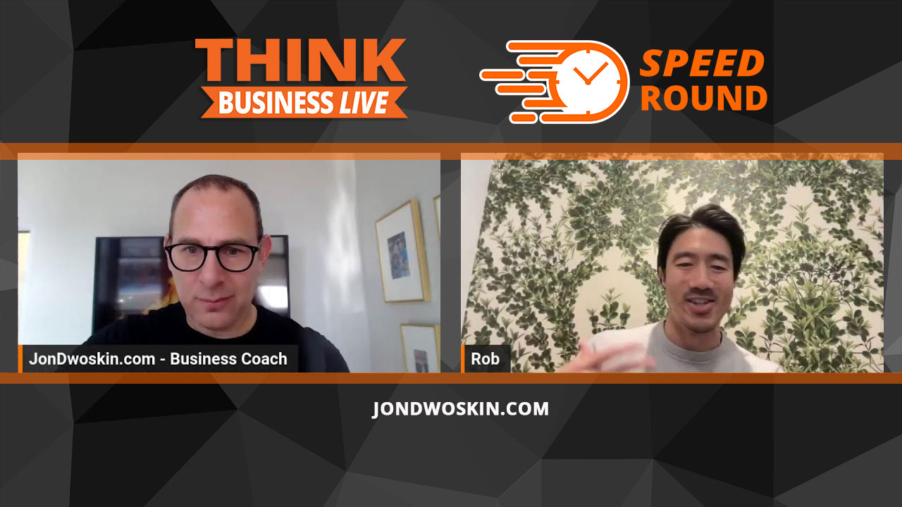 Jon Dwoskin's Speed Round with Robert Chen