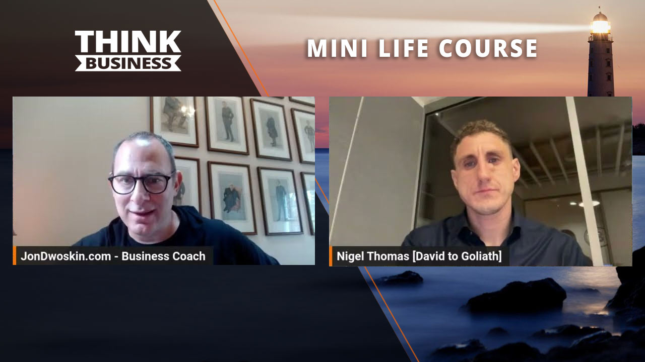 Jon Dwoskin's Mini Life Course: How to Make a Comeback with Nigel Thomas