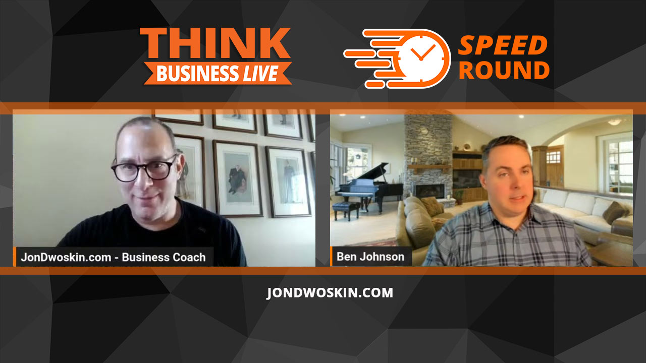 Jon Dwoskin's Speed Round with Ben Johnson