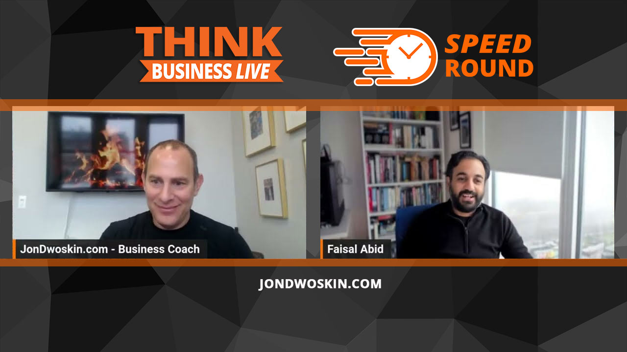 Jon Dwoskin's Speed Round with Faisal Abid