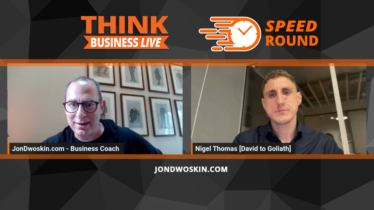 Jon Dwoskin's Speed Round with Nigel Thomas