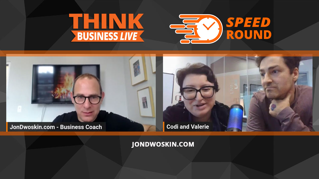 Jon Dwoskin's Speed Round with Valerie and Codi Gharagouzloo