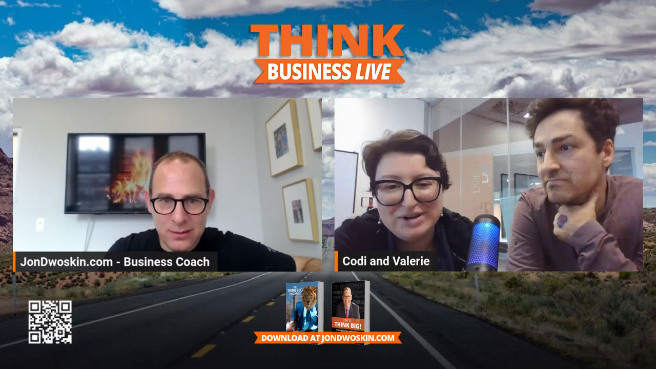 THINK Business LIVE: Jon Dwoskin Talks with Valerie and Codi Gharagouzloo