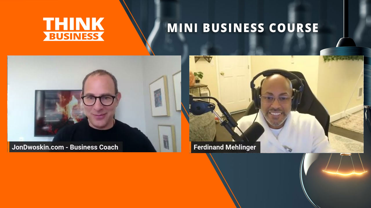 Jon Dwoskin's Mini Business Course: SEO Fundamentals with Ferdinand Mehlinger