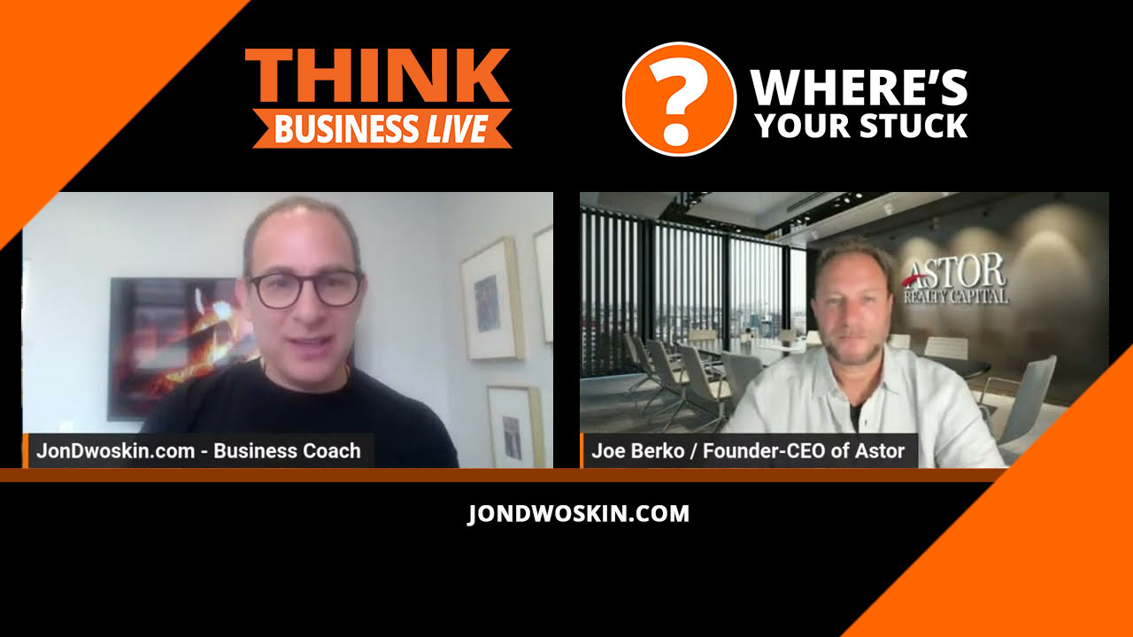 Jon Dwoskin's Where's Your Stuck with Joe Berko