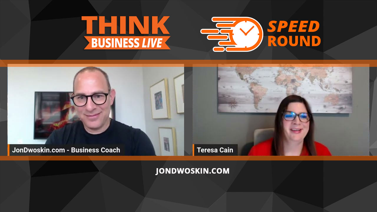 Jon Dwoskin's Speed Round with Teresa Cain