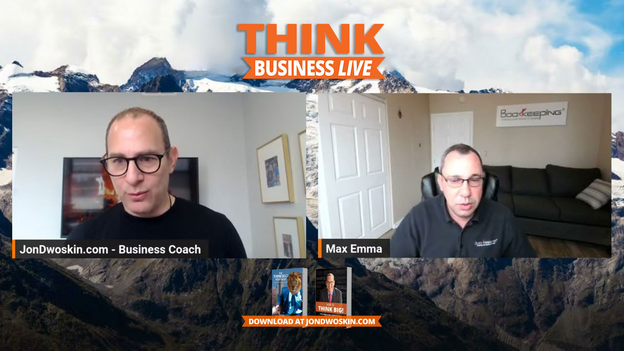 THINK Business LIVE: Jon Dwoskin Talks with Max Emma