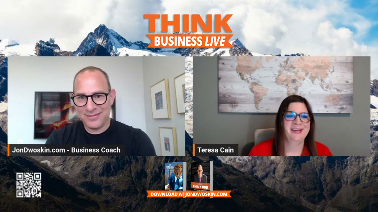THINK Business LIVE: Jon Dwoskin Talks with Teresa Cain