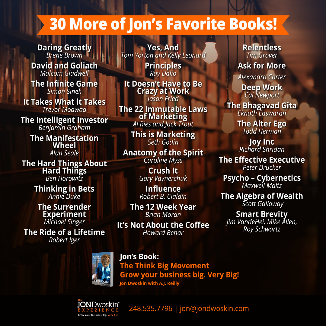 Jon's Favorite Books graphic