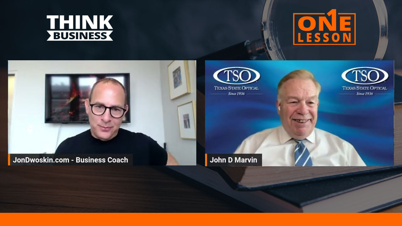 Jon Dwoskin's The ONE Lesson with John Marvin