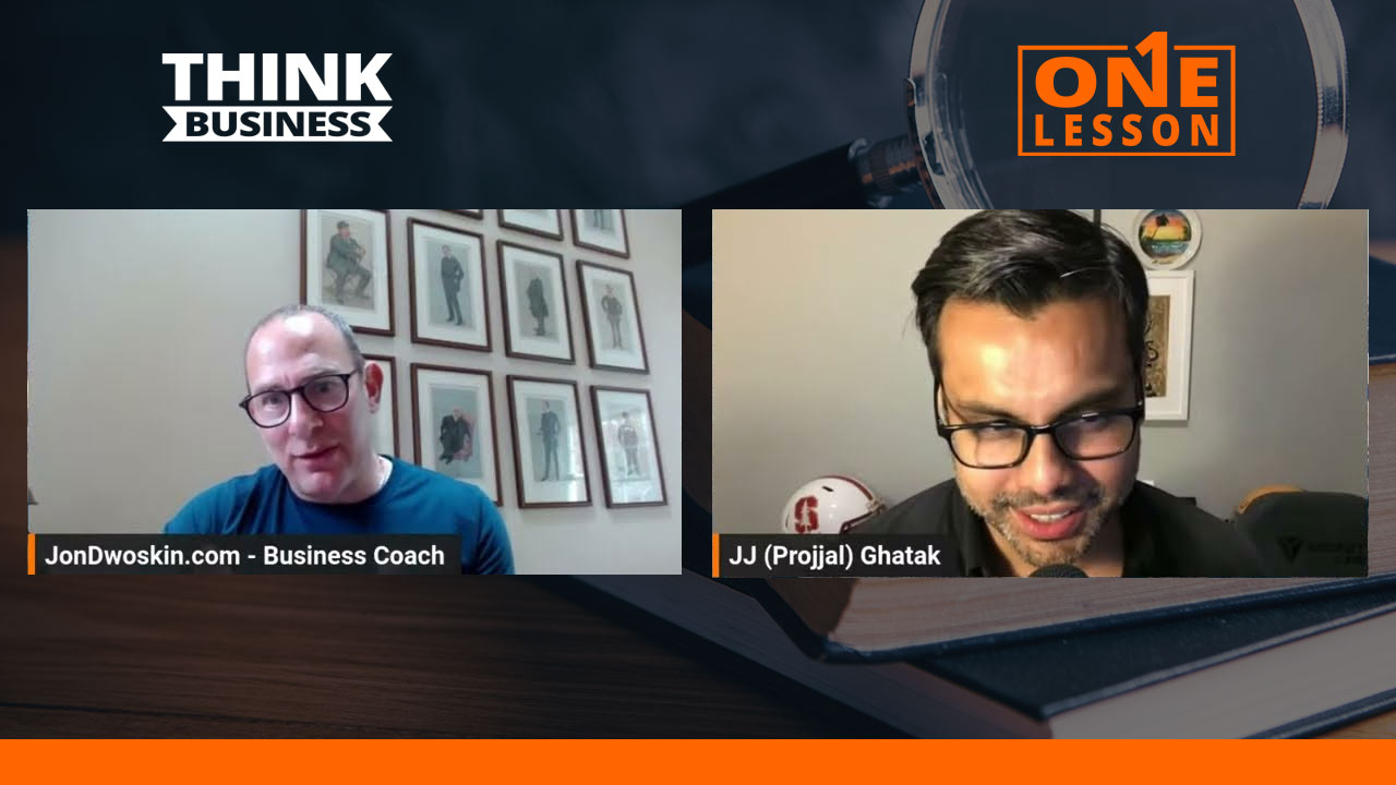 Jon Dwoskin's The ONE Lesson with Projjal Ghatak