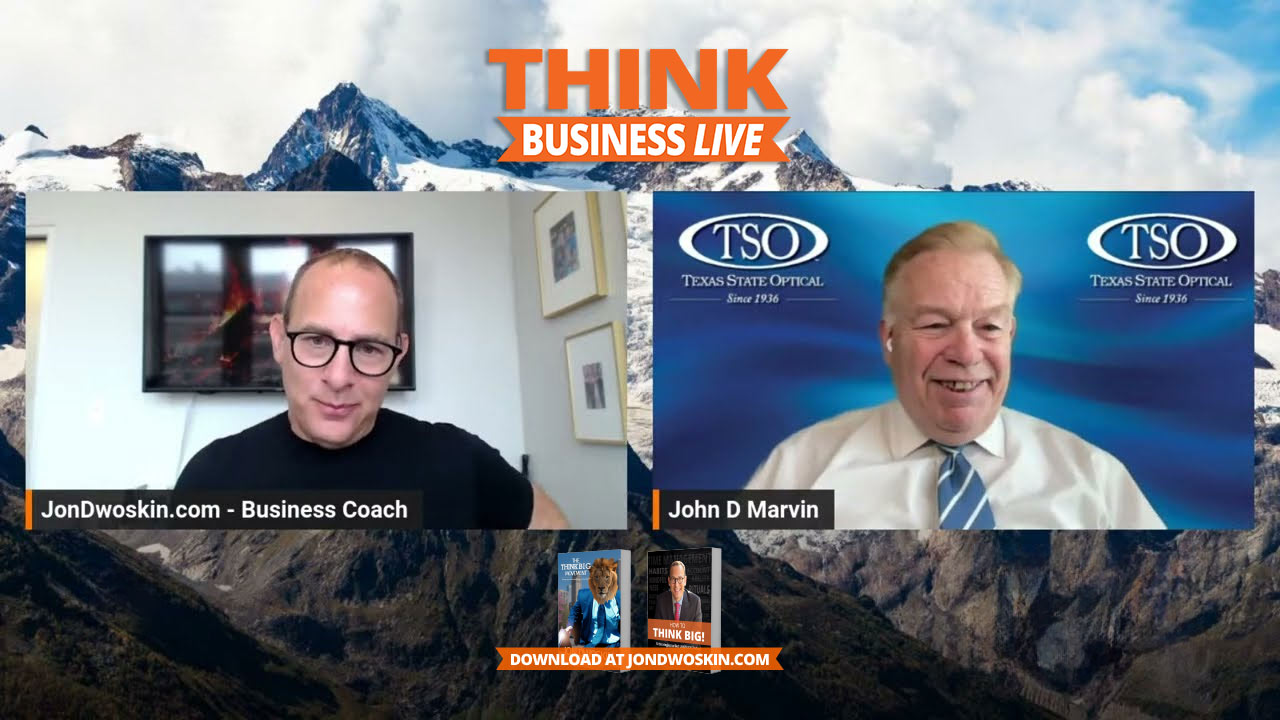 THINK Business LIVE: Jon Dwoskin Talks with John Marvin