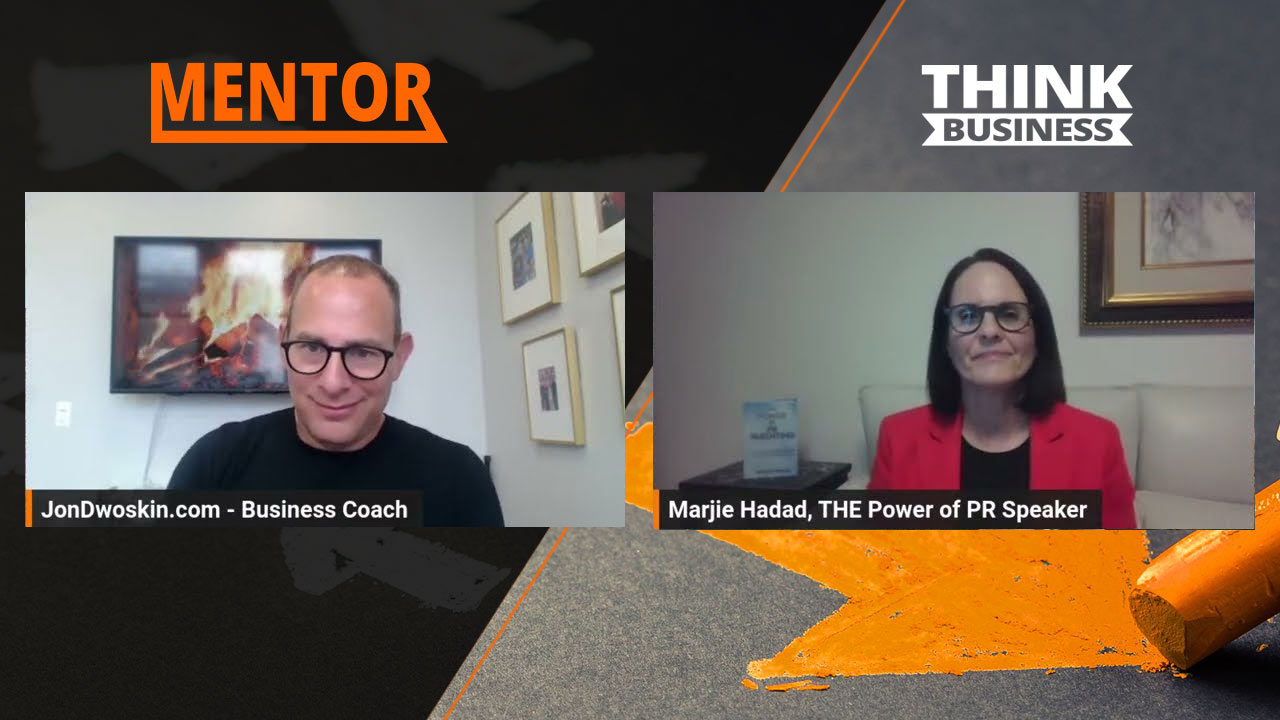 Jon Dwoskin's Mentor Insights with Marjie Hadad