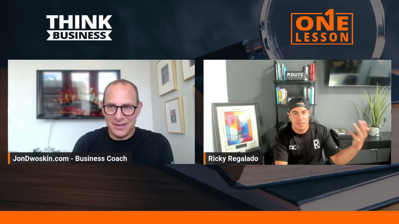 Jon Dwoskin's The ONE Lesson with Ricardo Regalado