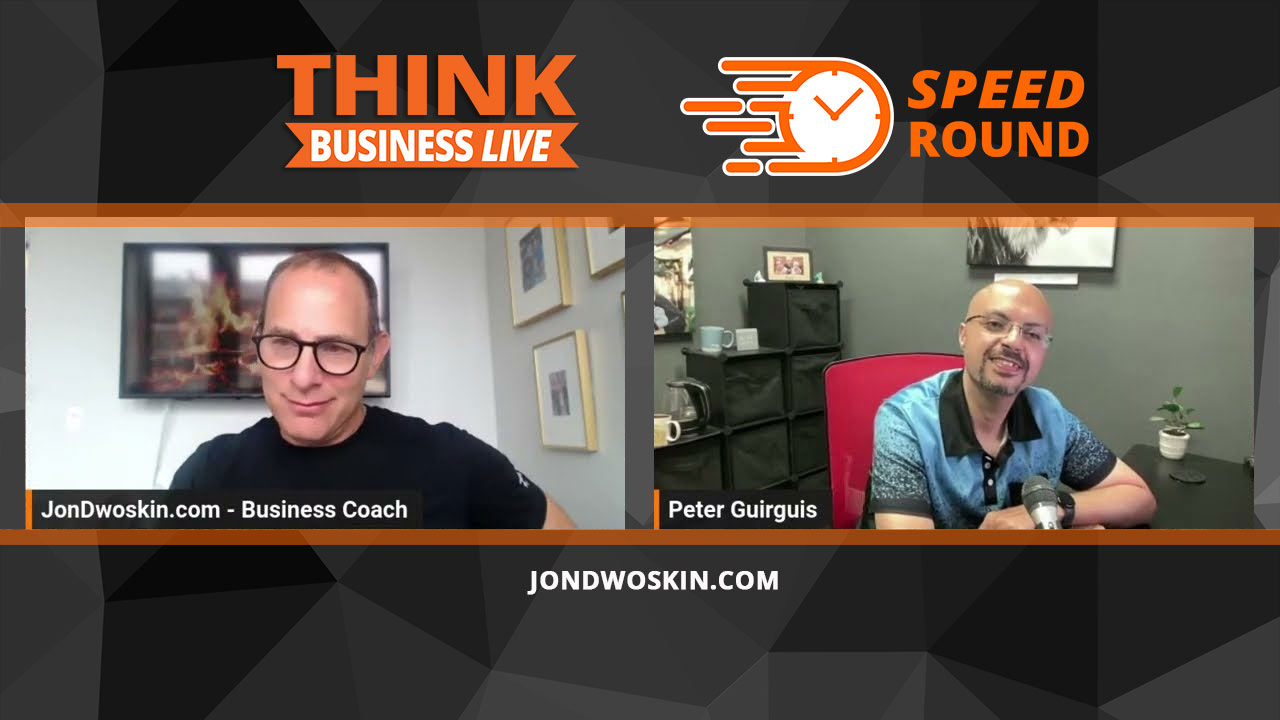 Jon Dwoskin's Speed Round with Peter Guirguis