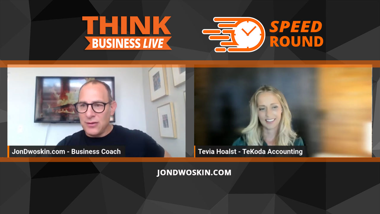 Jon Dwoskin's Speed Round with Tevia Hoalst