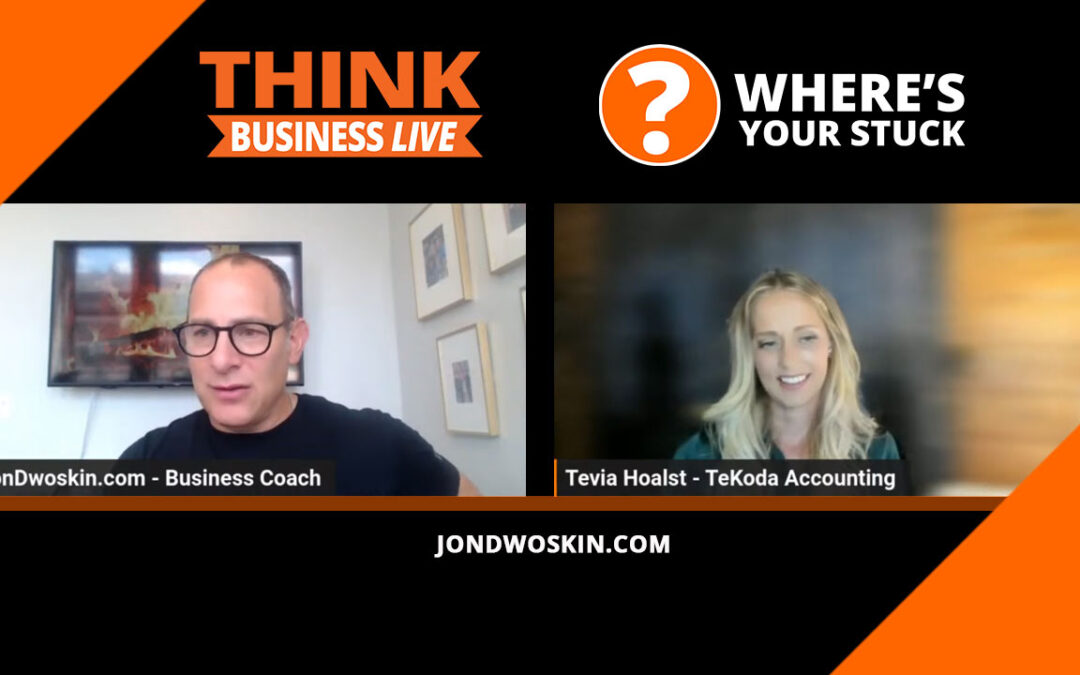 Jon Dwoskin’s Where’s Your Stuck with Tevia Hoalst