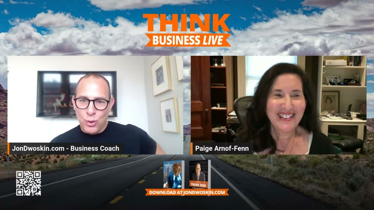 THINK Business LIVE: Jon Dwoskin Talks with Paige Arnof-Fenn