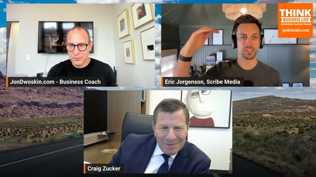 THINK Business LIVE: Jon Dwoskin and Guest Host Craig Zucker Talk with Eric Jorgenson
