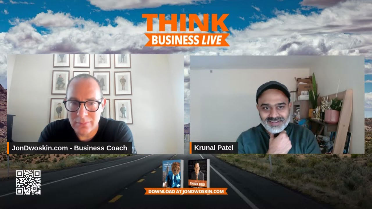 THINK Business LIVE: Jon Dwoskin Talks with Krunal Patel