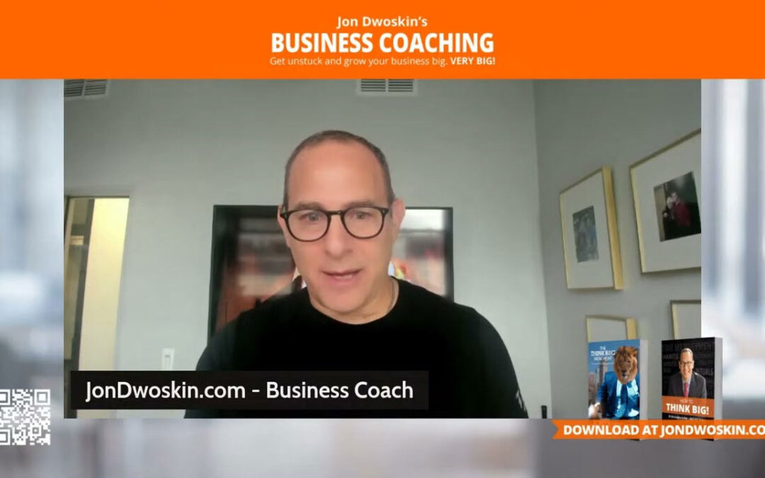 Jon Dwoskin’s Business Coaching – Cut your Meetings in HALF!