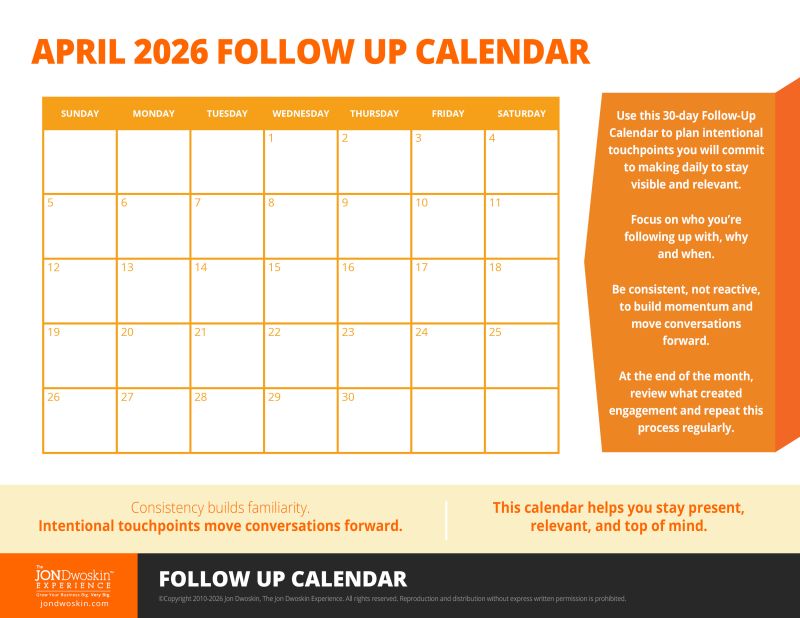 follow-up follpow up calendar