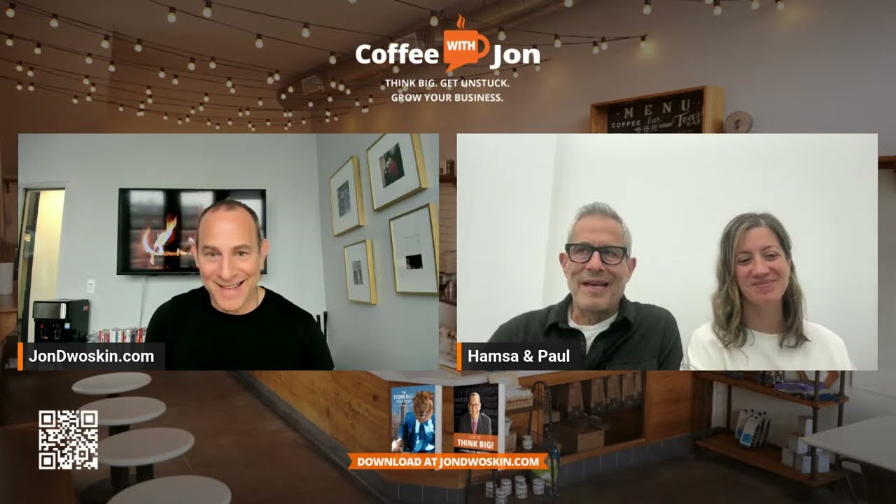 Coffee with Jon: Learning Through Curiosity with Hamsa Yaqo and Paul Spiegelman, Co-founders of Kintsugi Village